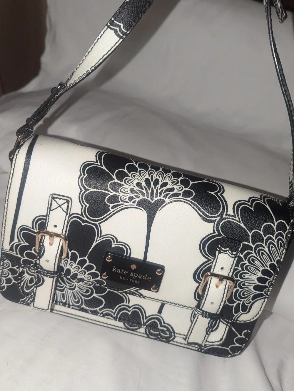 Kate Spade +Florence  Broadhurst Collaboration Japanese Floral Scout Crossbody